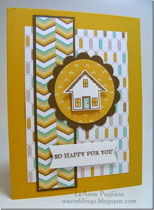 LeAnne Pugliese WeeInklings You Brighten My Day New House Stampin Up
