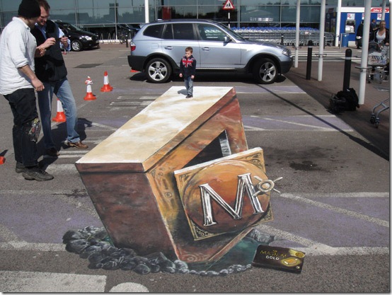 Unilever, Magnum Ice Cream. Essex, England. 3D paintings Unilever, Magnum Ice Cream. Essex, England. 3D paintings