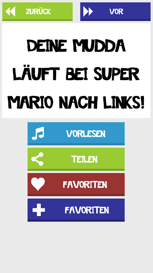 Android application Deine Mutter Witze screenshort