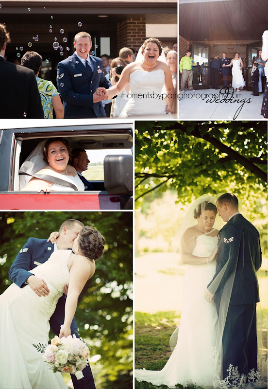 leaving wedding