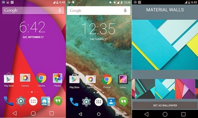 Android Lollipop theme