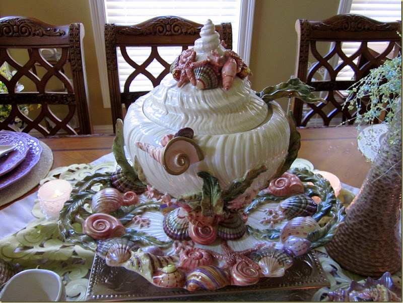 front of tureen