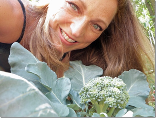 Shawna Coronado With Broccoli