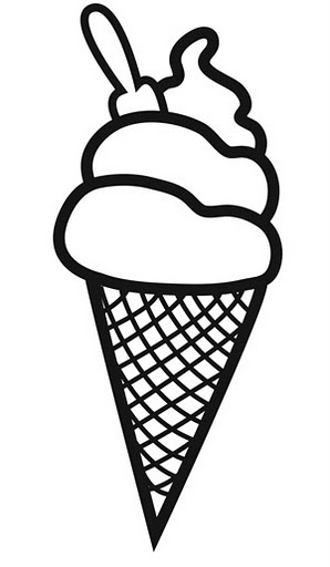 Dibujos Para Colorear Helados