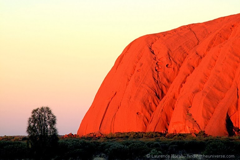 Uluru bei Sonnenuntergang