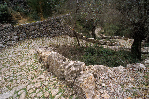 Camí del Barranc de BiniaraixSerra de Tramuntana, Soller, Mallorca