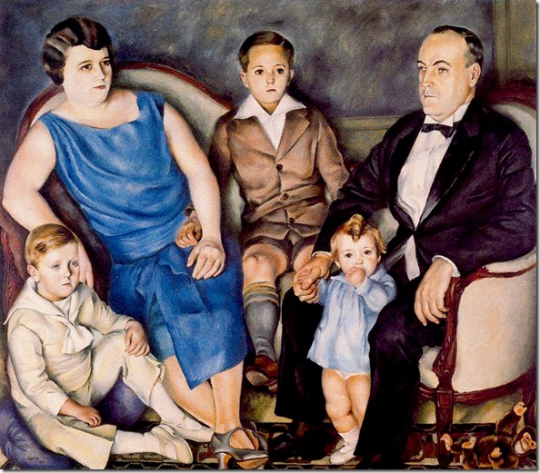 Josep de Togores i Llach -Retrato de la familia Mestre -1927