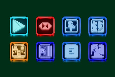 Screenshot Murano Glass Icon Pack Theme v1.1.0