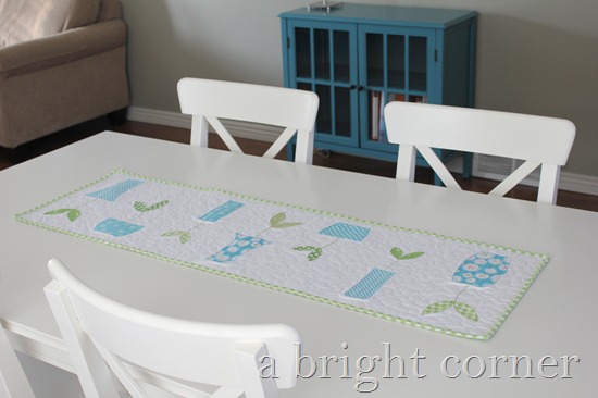 Sprouts table runner