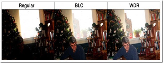 komparasi kamera reguler BLC WDR