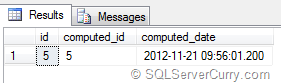 SQL Computed Column