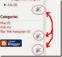 Cara menghilangkan tanda obeng dan kunci pada blog 2