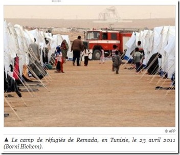 remada camp réfugiés libyens