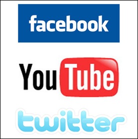 Facebook-YouTube-Twitter