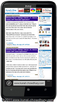 WP7.1 Demo - Web browser Task WP7.1 Demo - Web browser Task