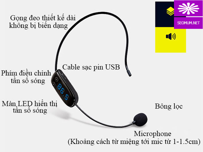 Máy trợ giảng không dây Shidu SD-S378