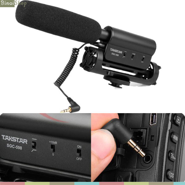 Micro quay phim phỏng vấn Takstar SGC-598