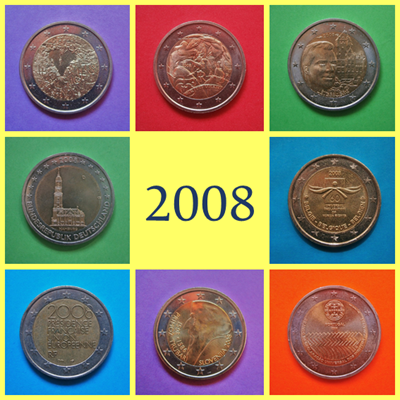 2008 2 Euros 2008 2 Euros