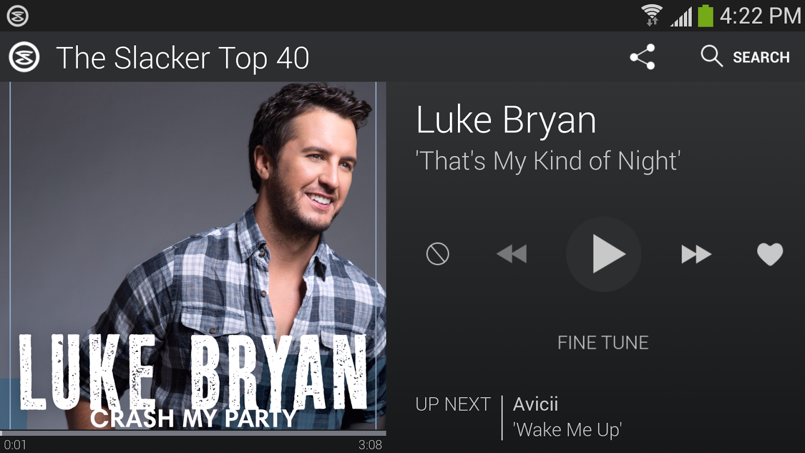 Slacker Radio Android