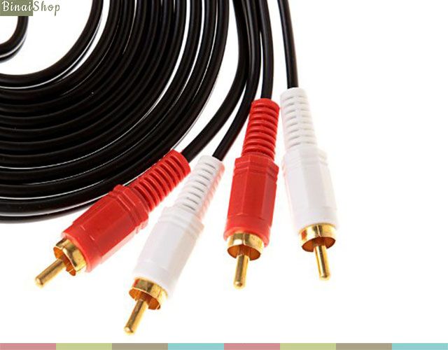 Cáp âm thanh RCA 1.5m Cable Audio RCA Stereo