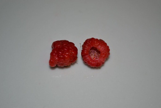 December raspberries - picked 02.12.2012