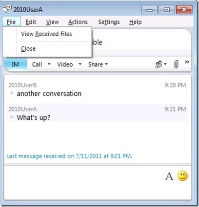 Lync Dis Arch - Client Save As Disabled