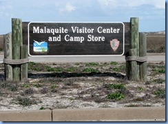 7270 Texas - PR-22 (South Padre Island Dr) - Padre Island National Seashore - Malaquite Visitor Center sign