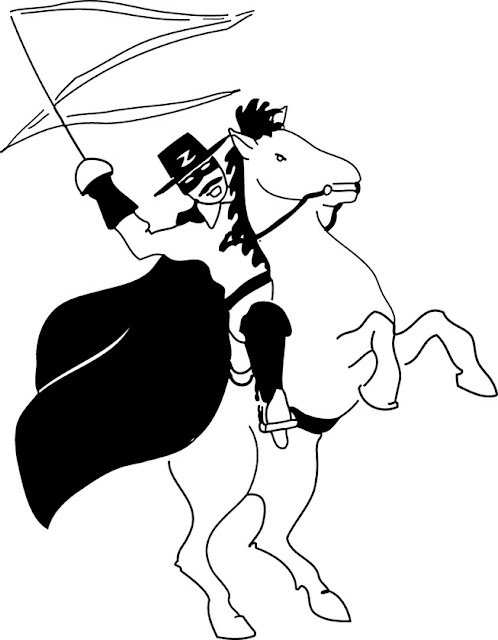 El Zorro Dibujos Para Colorear