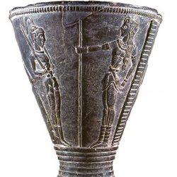 21.- Vaso del jefe. Hagia Triada