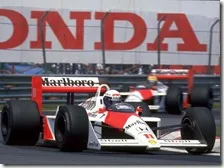 Prost e Senna con la McLaren-Honda nel 1988