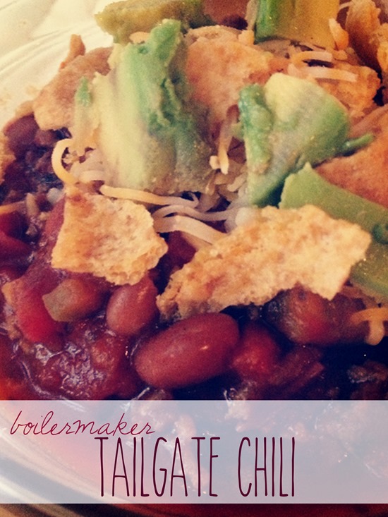 Boilermaker Tailgate Chili // 5 stars with over 3000 reviews on All Recipes