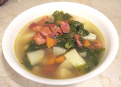 kale soup bowl