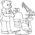 Dibujo Dia del Trabajador - Dentista