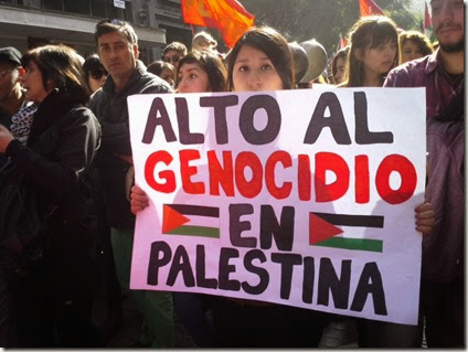 Alto al genocidio en Palestina