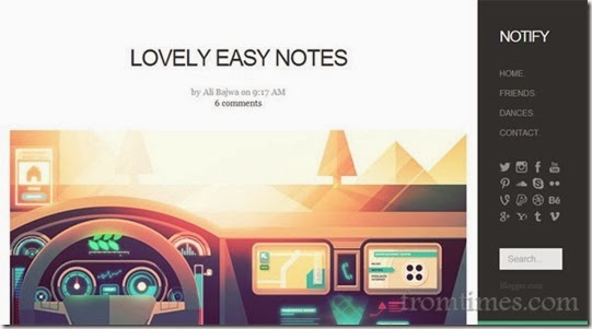Notify-Blogger-Template