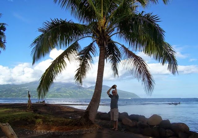 Scott in Tahiti