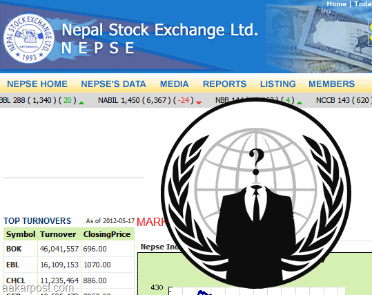 Anonymous-Attacks-Nepal-Stock-Exchange