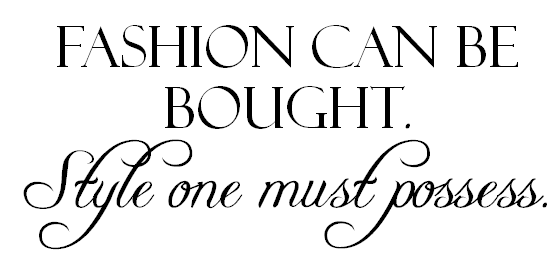 quote fashion style