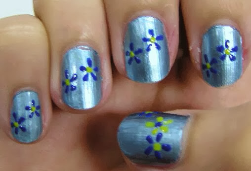 Simple Nail Designs You Can Do At Home Flower Nail Designs Easy Flower Nail Designs