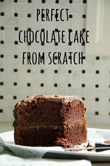 Perfect Chocolate Cake from Scratch | personallyandrea.com