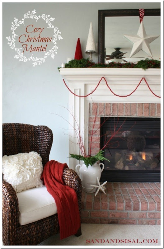 Cozy Christmas Mantel 