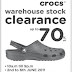 the warehouse crocs