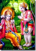 [Hanuman with Rama]