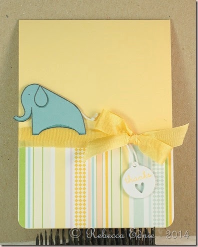 baby folder matching card elephant ty