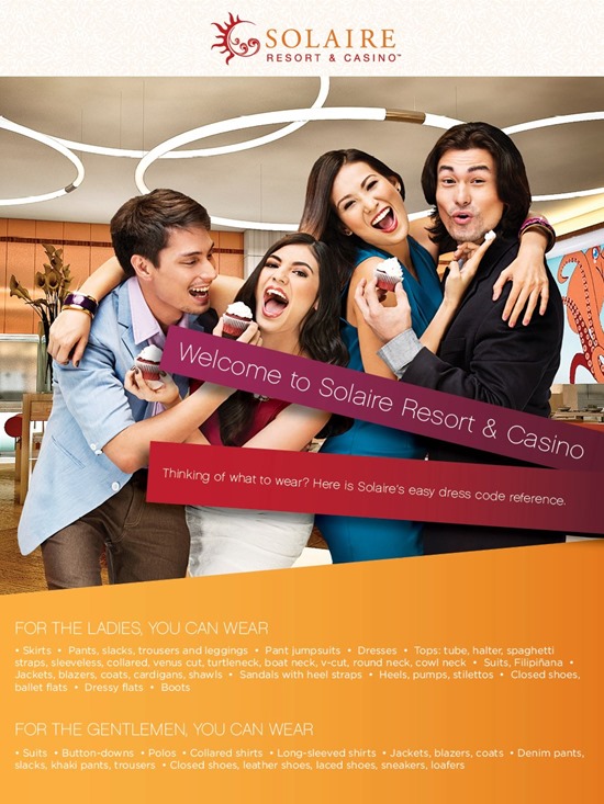 Solaire Resort and Casino Dress Code Solaire Resort and Casino Dress Code