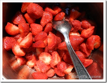 fraises pour compote