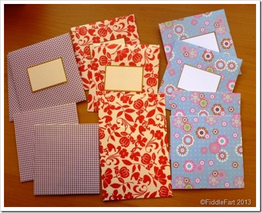 made notelet set