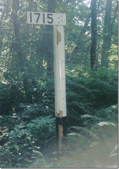 Iron Goat Trail Milepost 1715 in 1998