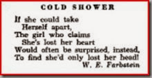 Cold shower poem