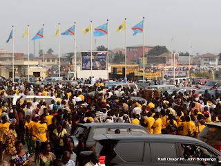 Avant le congrès du PPRD le 19/08/2011 au stade des martyrs à Kinshasa. Radio Okapi/ Ph. John Bompengo